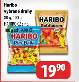 Partner Maloobchodní síť Haribo vybrané druhy nabídka