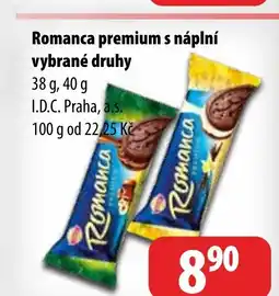 Partner Maloobchodní síť Romanca premium s náplní vybrané druhy nabídka