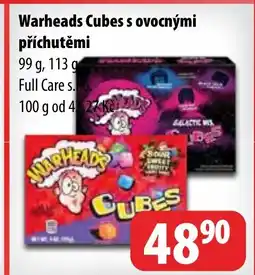 Partner Maloobchodní síť Warheads Cubes s ovocnými příchutěmi nabídka