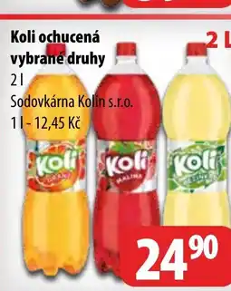 Partner Maloobchodní síť Koli ochucená vybrané druhy nabídka