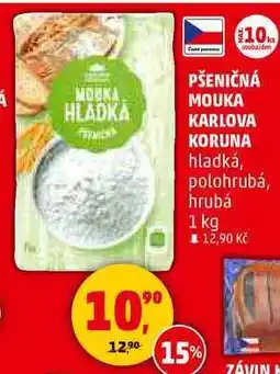 Penny Market PŠENIČNÁ MOUKA KARLOVA KORUNA hladká, 1 kg nabídka