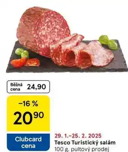 Tesco Tesco Turistický salám, 100 g nabídka