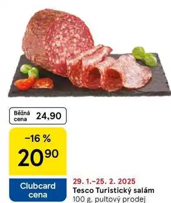 Tesco Tesco Turistický salám, 100 g nabídka