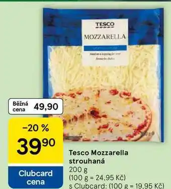 Tesco Tesco Mozzarella strouhaná, 200 g nabídka