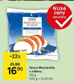 Tesco Tesco Mozzarella v nálevu, 125 g nabídka