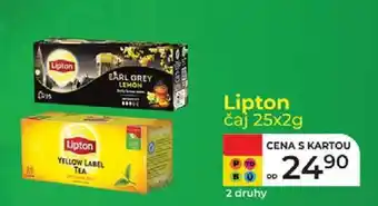 Tamda Foods Lipton čaj 25x2g nabídka