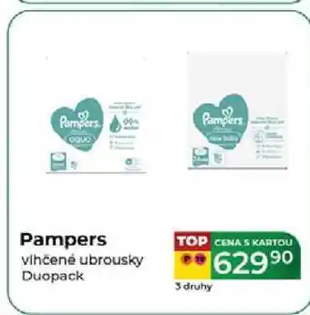 Tamda Foods Pampers vlhčené ubrousky Duopack nabídka