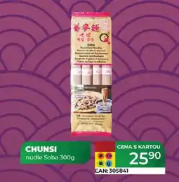 Tamda Foods CHUNSI nudle Soba 300g nabídka