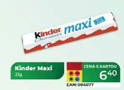 Tamda Foods Kinder Maxi 21g nabídka