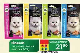 Tamda Foods FineCat Exclusive krémová svačinka 4x15g nabídka