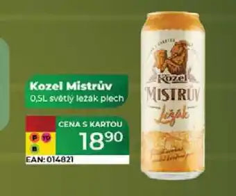 Tamda Foods Kozel Mistrův Rozel 0,SL světlý ležák plech nabídka