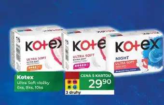 Tamda Foods Kotex Ultra Soft vložky 6ks, 8ks, 10ks nabídka