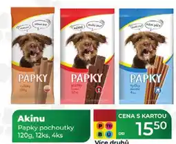 Tamda Foods Akinu Papky pochoutky 120g, 12ks, 4ks nabídka