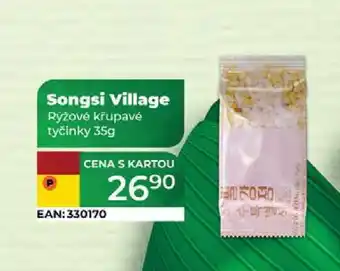 Tamda Foods Songsi Village Rýžové křupavé tyčinky 35g nabídka