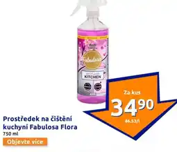 Action Prostředek na čištění kuchyní fabulosa flora nabídka