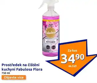 Action Prostředek na čištění kuchyní fabulosa flora nabídka