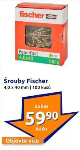 Action Šrouby fischer nabídka