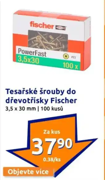 Action Tesařské šrouby do dřevotřísky fischer nabídka