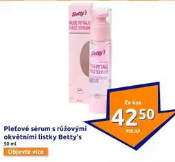 Action Pleťové sérum s růžovými okvětními lístky betty's nabídka