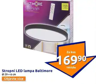 Action Stropní led lampa baltimore nabídka