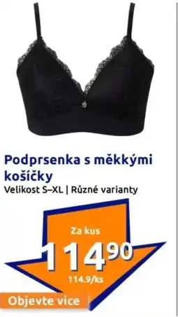 Action Podprsenka s měkkými košíčky nabídka