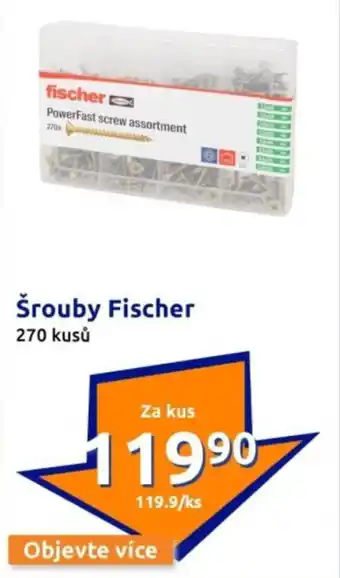 Action Šrouby fischer nabídka