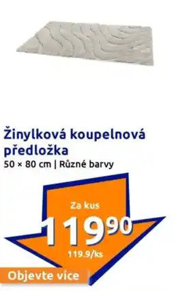 Action Žinylková koupelnová předložka nabídka