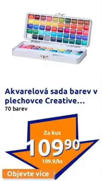 Action Akvarelová sada barev v plechovce creative nabídka