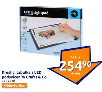 Action Kreslicí tabulka s led podsvícením crafts & co nabídka