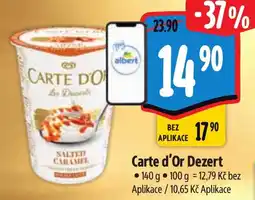 Albert Carte d'Or Dezert nabídka