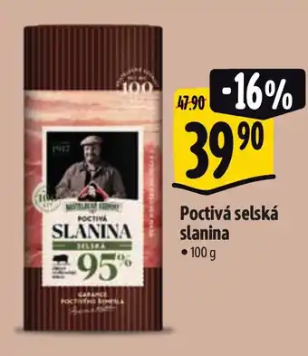 Albert Poctivá selská slanina nabídka