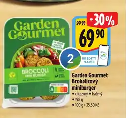 Albert Garden Gourmet Brokolicový miniburger nabídka