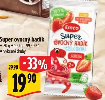 Albert Super ovocný hadík nabídka