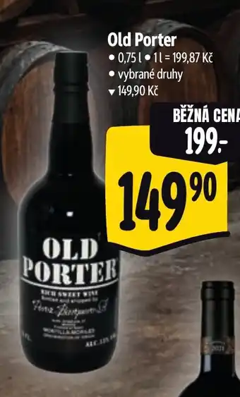 Albert OLD PORTER nabídka