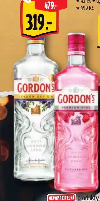 Albert GORDON'S Gin nabídka