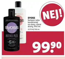 Rossmann Syoss šampon, kondicioner nabídka