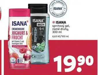 Rossmann Isana sprchový gel nabídka