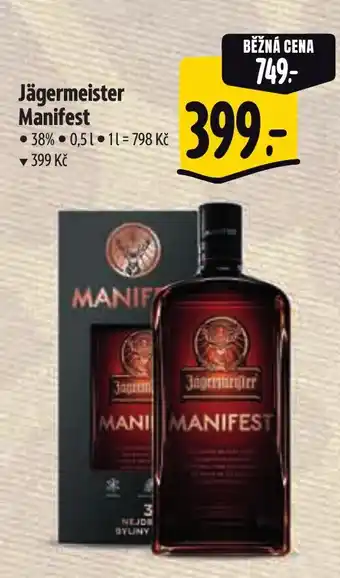 Albert Jägermeister Manifest nabídka