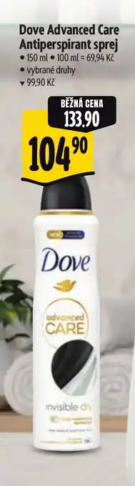 Albert DOVE Advanced Care Antiperspirant sprej nabídka