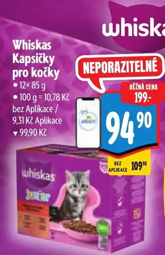 Albert Whiskas Kapsičky pro kočky nabídka