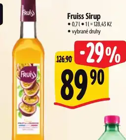 Albert FRUISS Sirup nabídka