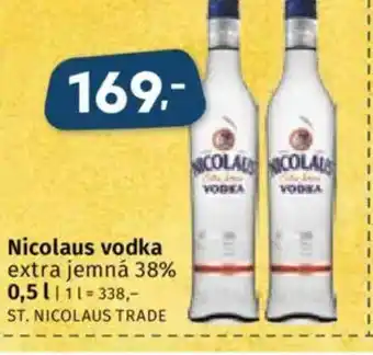 Coop Nicolaus vodka nabídka