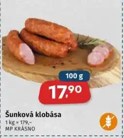 Coop Šunková klobása nabídka