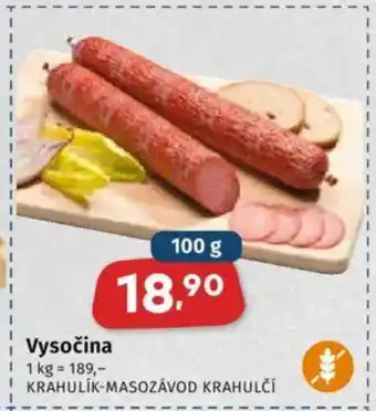 Coop Vysočina nabídka