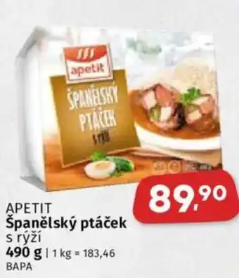 Coop APETIT Španělský ptáček nabídka