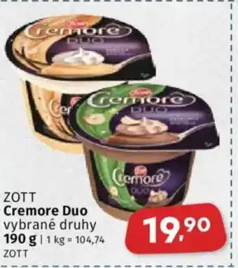 Coop ZOTT Cremore Duo nabídka