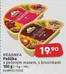 Coop KRAJANKA Paštika nabídka