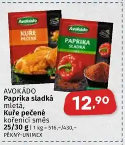 Coop AVOKÁDO Paprika sladká, Kuře pečené nabídka