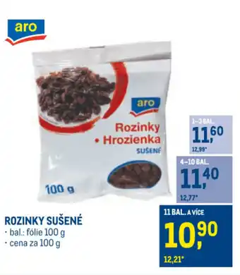 Makro Rozinky sušené nabídka