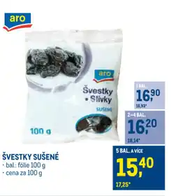 Makro Švestky sušené nabídka